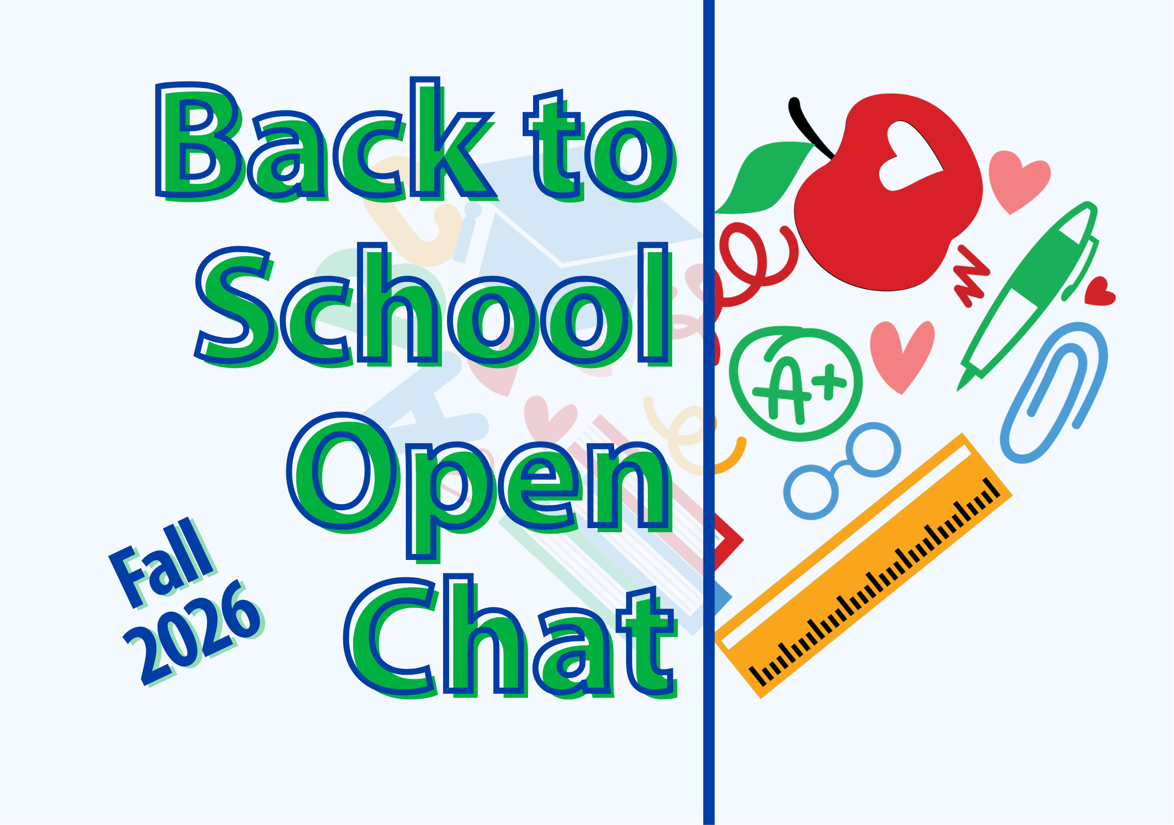 Back to School Open Chat: Fall 2026